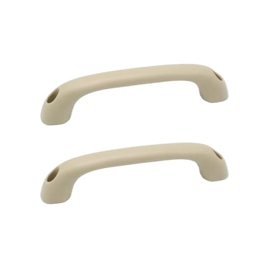 車外装ハンドルボウルパーツ 車内ルーフグラブハンドルアームレストグリップアシストハンドル スズキジムニーJB43 07-17用 車のアクセサリー(1 Pair Beige)