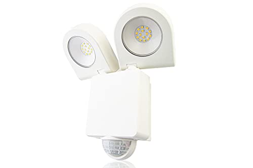 HUBER LED Strahler mit Bewegungsmelder 180° 18W, 2400lm, Matrixlinsen und...