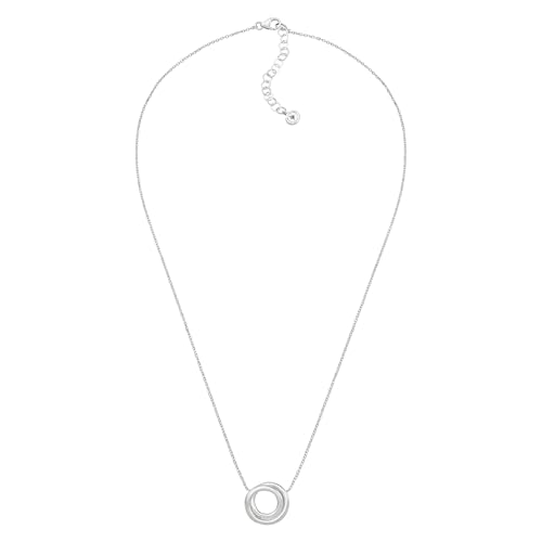 Silpada 'Karma Swirl' Pendant Necklace in Sterling Silver, 18" + 2"3