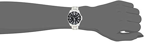 U.S. Polo Assn. Men's Silver-Toned Watch with a Black Dial, Automatic Quartz Metal/Alloy, Fold-Over-Clasp Watch - (Model: USC80515)