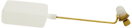 Robert Manufacturing RM66 Series Bobby Brass Valve Assembly with Stem and Polyethylene Float, 1/4\" Compression, 9-3/4\" Length, 125 psi Pressure