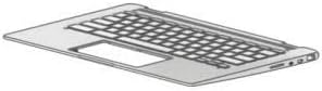 HP TOP Cover W KB NSV FR L73307-051, Keyboard, 35.6 cm, W125776140 (L73307-051, Keyboard, 35.6 cm (14), Chromebook x360 14b)