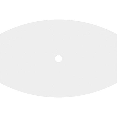 Image of Ekena Millwork CMP32X21KY-02000 Kailey Architectural Grade PVC Contemporary Urethane Ceiling Medallions 32 inchW x 21 3 /8 inchH x 2 inchID x 17 1 /4 inchC x 1 inchP