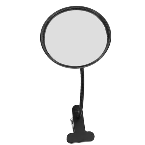 LIFKOME Wide Angle Convex Corner Mirror with Flexible Clip Enhanced Indoor Security Anti-theft Surveillance Monitor for Stockroom Aisle Hallway and Warehouse Visibility