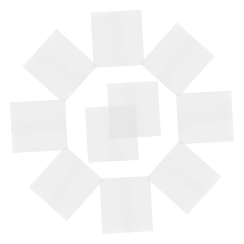 TEHAUX 10 Piezas Láminas de Plástico para Bordado Blanco Malla Canvas Resistente para Manualidades Crochet Ganchillo Punto Cruz DIY