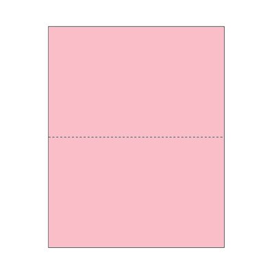 Burris Computer FormsPrint On Demand Jumbo Color Blank Postcards - Cotton Candy Pink (500 sheets/1000 postcards)