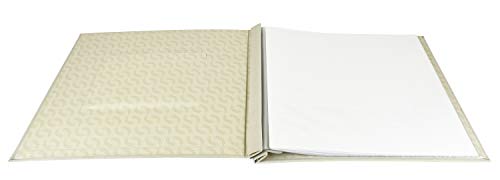 Image of MCS Expandable 10-Page Fabric Scrapbook Album with Photo Opening Cover and 12 x 12 Inch Pages, 13.5 x 12.5 Inch, Forever
