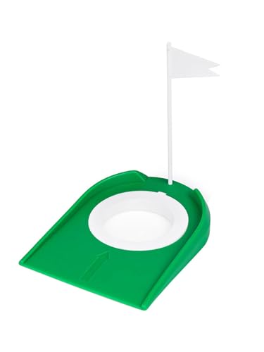 easyforever Detachable Golf Putting Trainer - with Flag and Portable Putting Mat 1Pc Green