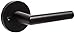 Kwikset 971 MIL RDT 514 Milan Entry Trim, Matte Black