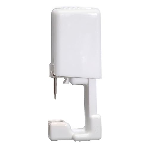 (SAJ) ピアッサー 16G 耳たぶ用 1個 片耳用 医療用ステンレス サージカルステンレス セイフティピアッサー(シルバー/ハート)