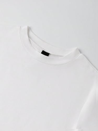 QJQ Women's Letter Graphic Bow Short Sleeve Crewneck Crop Tops Y2K Slim Fit Cute T Shirts Casual Trendy Tees4