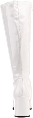 Pleaser Shoes Women's Gogo Adult Boots - Wide Width 9W White | Image 2