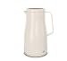 Produktbild alfi STUDIO TEA Isolierkanne 1,0L weiß, Thermoskanne aus doppelwandigem Edelstahl, hält 12 Stunden warm, 24 Stunden kalt, Drehverschluss, Öffnung groß, Thermoskanne, BPA-frei