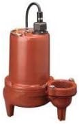 1 HP, Sewage pump, 3 PH, 440-480V, 35 Cord, 2" Discharge, Manual