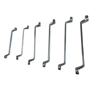 Ucostore 6-PC. Double Box Offset Wrench Set, 10-22 MM