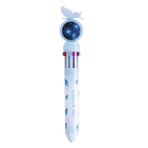 Stylo à bille rétractable multicolore pour organiser votre agenda avec des étoiles