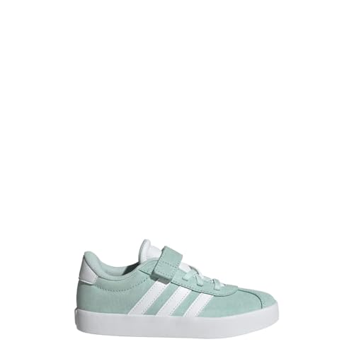 Image of adidas Kids' VL Court 3.0 Elastic Lace & Strap Shoe