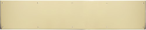 Featured Product BRASS Accents A09-P0830-605 Polished Brass 8" x 30" Kick Plate Screw Mount