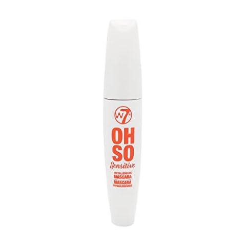 W7 Oh So Sensitive Hypoallergenic Mascara - Black Mascara For Sensitive Eyes With Vitamin E - Vegan Cover