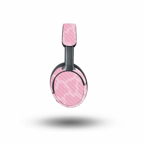 Image of MightySkins Carbon Fiber Skin Compatible with Bose QuietComfort Ultra - Pink Giraffe | Protective, Durable Textured Carbon Fiber Finish | Easy to Apply