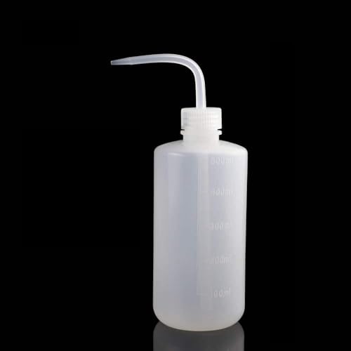 Solaughguy - Solaughguy Lot de 6 flacons de lavage de sécurité en polyéthylène basse densité avec pointe inclinée et débit uniforme - Flacons compressibles de 500 ml pour le nettoyage des ustensiles de laboratoire