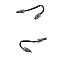 Hajus 615118889 2x Bremsleitung Hinten Links Rechts 1K0611764M 1K0611763G Kompatibel mit Audi A3 8P1 2003-2012 VW Golf Plus 521, 5M1 2005-2013