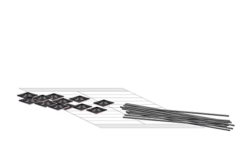 Woodland Scenics Just Plug: Tidy Wire Kit, 12 Wire Mounts, 24 Twist Ties, 20 Labels