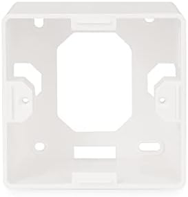 DIGITUS Rama natynkowa do gniazda przyłączeniowego/puszki sieciowej - niemiecki układ - 80 x 80 mm - głębokość 42 mm - biała