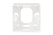 DIGITUS Surface-Mounted Frame for Junction Box/Network Socket - German Layout - 80 x 80 mm - 42 mm Depth - White