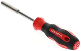 GEDORE red Screwdriver bit holder magnetic 1/4" 6.3 mm hex, Screwdriver, 2-component handle, 210 mm, R38950000