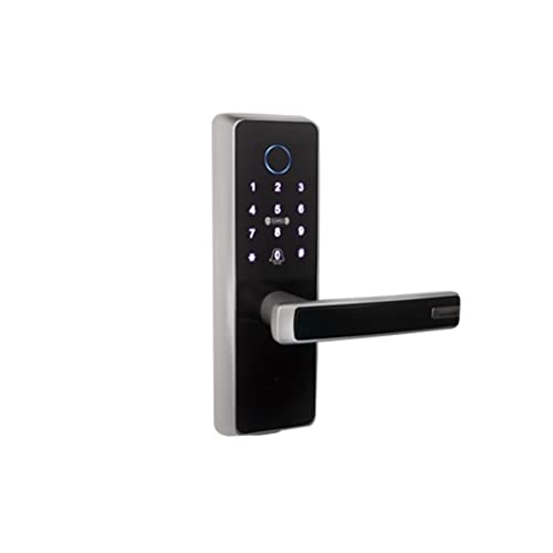 Image of TW3200-Fingerprint Smart Door Lock-Right Hand /Inside Open with Fingerprint, PIN, OTP, RFID Card, and Manual Key Entry