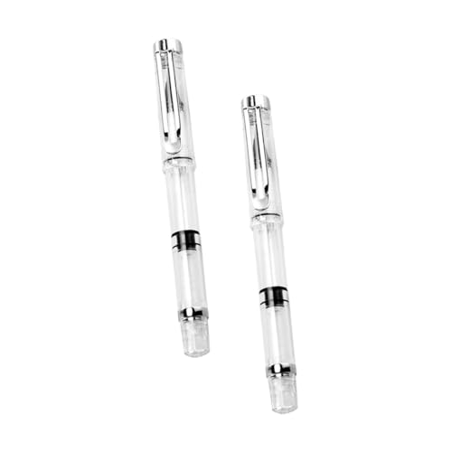 Alipis 2 piezas Pinceles Acuarela Recargables con Gran Capacidad de Tinta Transparente para Caligrafía y Dibujo Oficina y Estudiantes