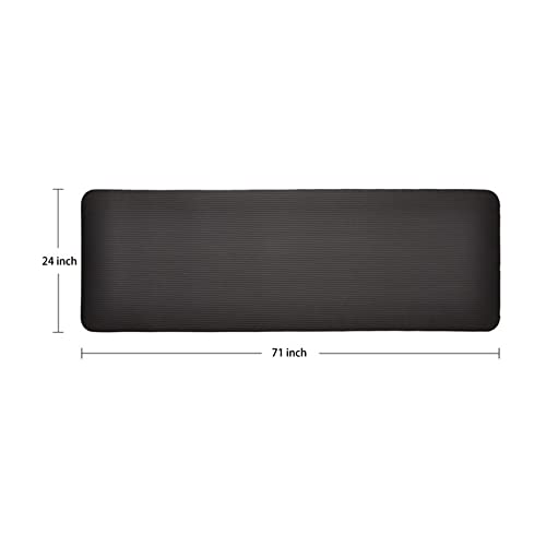 All-Purpose-12-Inch-Extra-Thick-High-Density-Anti-Tear-Exercise-Yoga-Mat-with-Carrying-Strap-with-Optional-Yoga-Blocks-Multiple-Colors