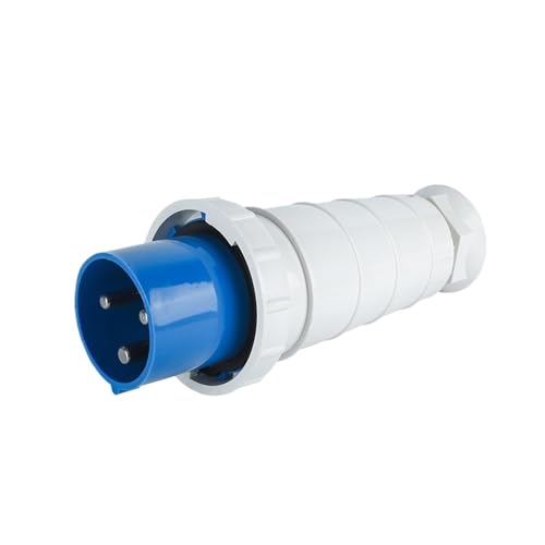 Prise étanche industrielle 63A SF-033 tripolaire IP44 mâle pour câble de chantier