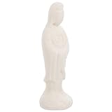 DECHOUS Keramik Avalokiteshvara Buddha Figur Antike Dekoration Wohnaccessoire Tempelstatte Kreative Bodhisattva-Figur Buddha-Dekoration