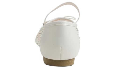 Women's Fashion Mesh Soft Mary Jane Round Toe Sparkle Flats3