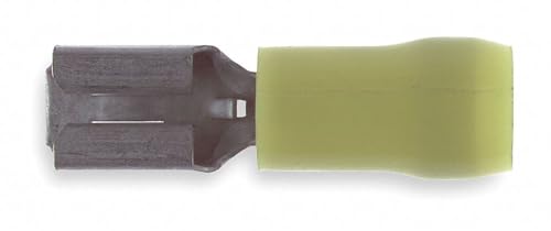 T&B Nylon Insulated w/Insulation Grip Disconnects RB2577F Blue 16-14 AWG Female .250 Width 90 Degree Fully Insulated - 100 pack