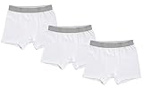 ORGANICKID Boys 100% Organic Cotton GOTS Certified Underwear Pack of 3, White/Opulent Garden, 11-12 Jahre