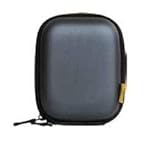 Innenmaß B/T/H: 7x3x10 cm Bilora Shell Bag II für Kompaktkamera metallisch grau