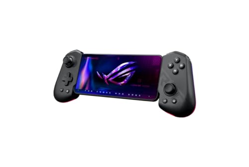 ASUS ROG Tessen Mobile Controller, unique foldable design, programmable aluminum rear paddles, ROG Button, mechanical switches, console-grade joysticks, 18-watt passthrough charging, and RGB lighting - Image 2