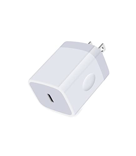 iPhone 13 Pro 12 Charger Block, 18Watt/3A Fast USB C Power Adapter Wall Charging Plug in Phone Charger USB-C Cube Box Brick Compatible for 13/13 Mini/13 Pro/13 Pro Max /12/11 Pro Max, Android