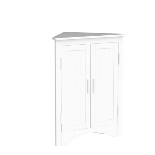Bathroom-Corner-Cabinet-Home-Floor-Storage-Cabinet-with-Two-Doors-Adjustable-Shelves-Freestanding-for-Bathroom-Bedroom-Kitchen Bathroom Corner Cabinet Home Floor Storage Cabinet with Two Doors Adjustable Shelves Freestanding for Bathroom Bedroom Kitchen
