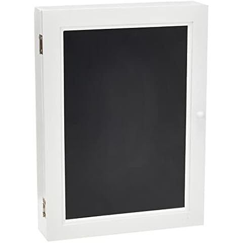 Zeller Key Cabinet with Blackboard, 22x5x30cm Cover