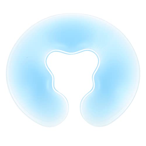 Ipetboom Silicone Face Pillow for Spa u Shape Pillow Comfortable Silicone Material Salon Face down Pillow