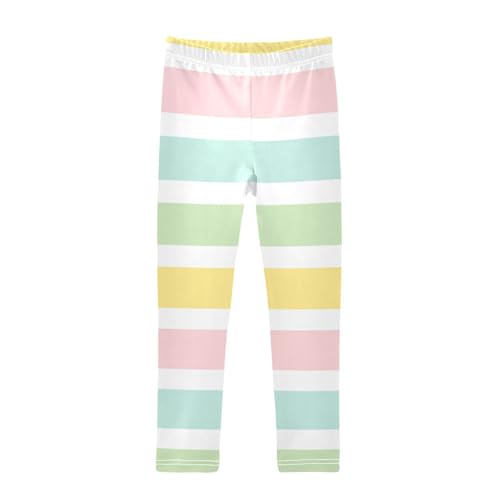 GuoChe Easter Festive Stripes Little Girls Shorts Cotton Cartwheel Shorts Girls Clothes Under Skirt