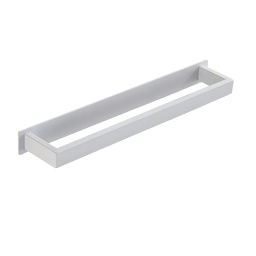 �o�X���[���ƃL�b�`���p�̒I�t���u���b�N���Ȑڒ��܃h�����s�v�^�I�����b�N(White Towel Bar 40cm)