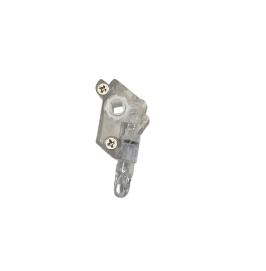 Venetian Tilter for 4mm Square shaped tilt rod, white gear, 25mm blind (VN1007), 1W x 4H cm