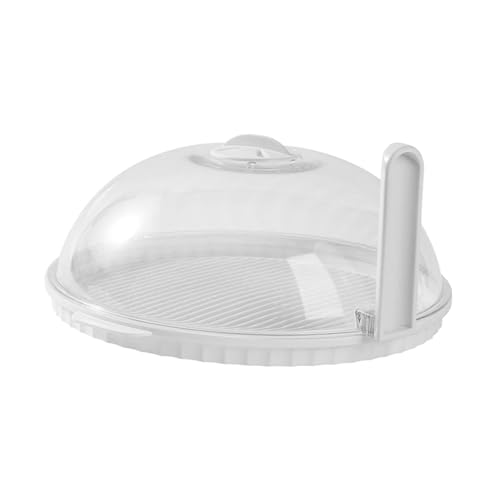Sharplace Tapa de Placa multiusta de la Cubierta de Salpicaduras de la Cubierta de la Bandeja de microondas Tapa Resistente al Calor