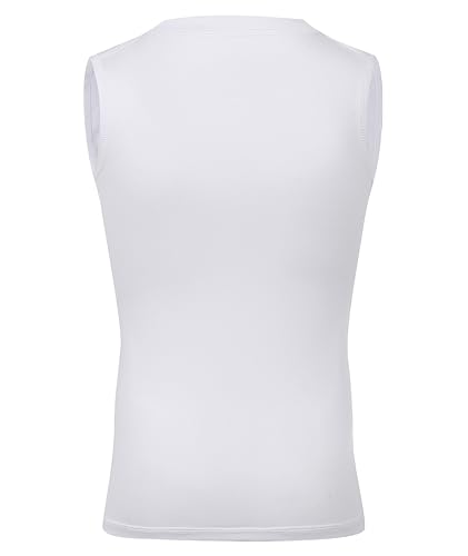 Youth Boy Girls Sleeveless Compression Shirt Kid Athletic Tank Top Quick Dry Basketball Football Undershirt3