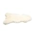 Decorating Sheepskins - Lammfell|Schaffell|Fell, geruchlos, weich und flauschig, Verschiedene Größen, natürliche Qualität, ideal als Teppich, Tagesdecke, Unterlage im Kinderwagen (Weiß, 110 x 120 cm)